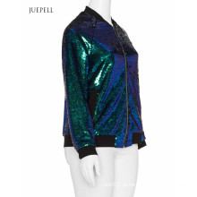 Jaqueta de Sequin Bomber Women